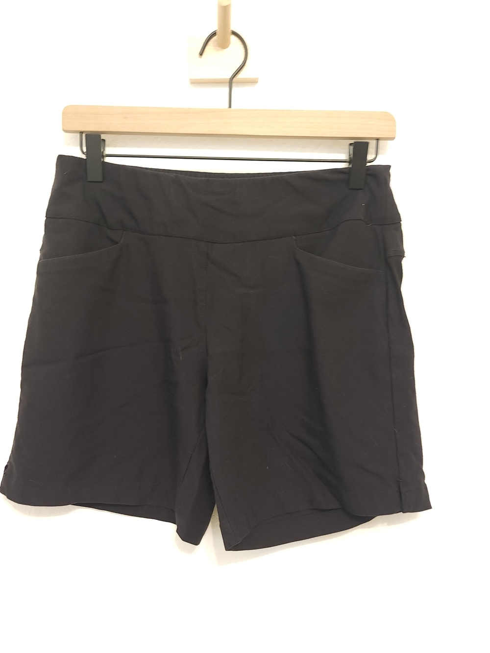 Lady Hagen Black Pull-On Golf Shorts Size Medium